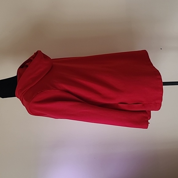 Pure Jill red wrap sweather Hooded size M - Picture 2 of 8